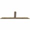Ekena Millwork Portland Rough Sawn Timber Gable Bracket, Douglas Fir, 96"W x 32"H x 2"D x 6"F, 8/12 Pitch GBW096X32X0206POR00RDF - alternate 5